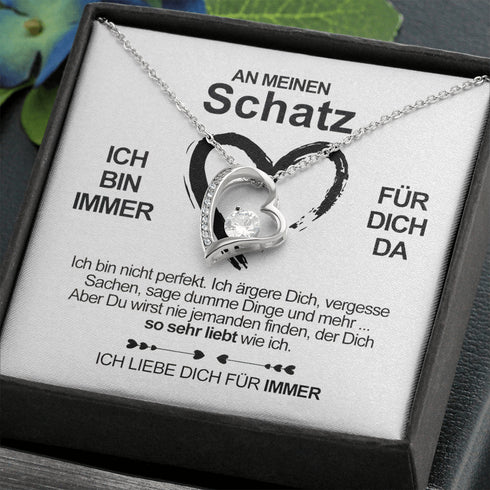 Divesart - Weißgold-Halskette - Für meinen Schatz - 2
